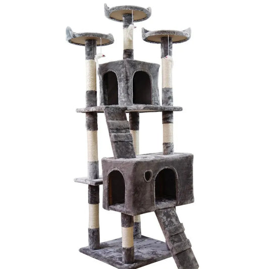 Multi-Level Cat Tree with Scratching Posts